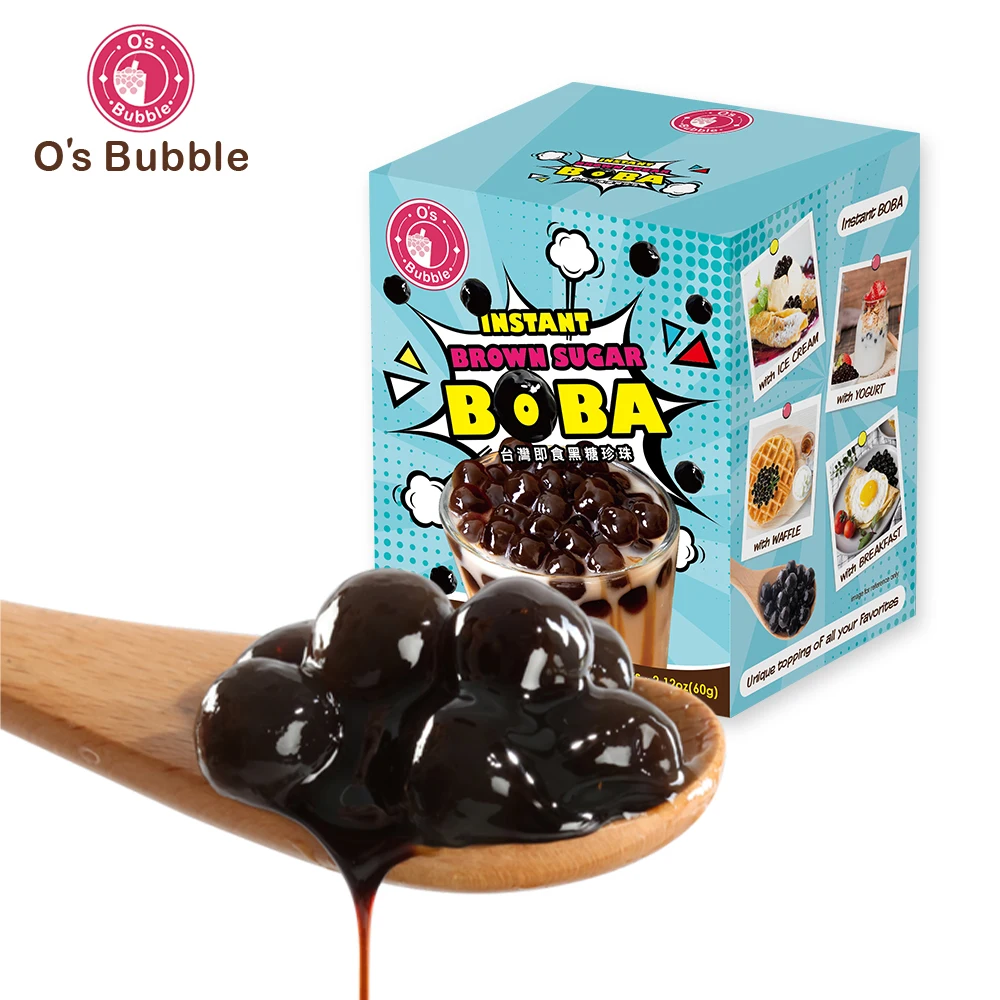 Taiwan boba supplier with tapioca pearl milk tea