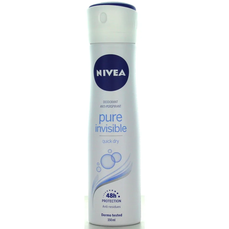 NIVEA DEO SPRAY PURE INVISIBLE 150 ML
