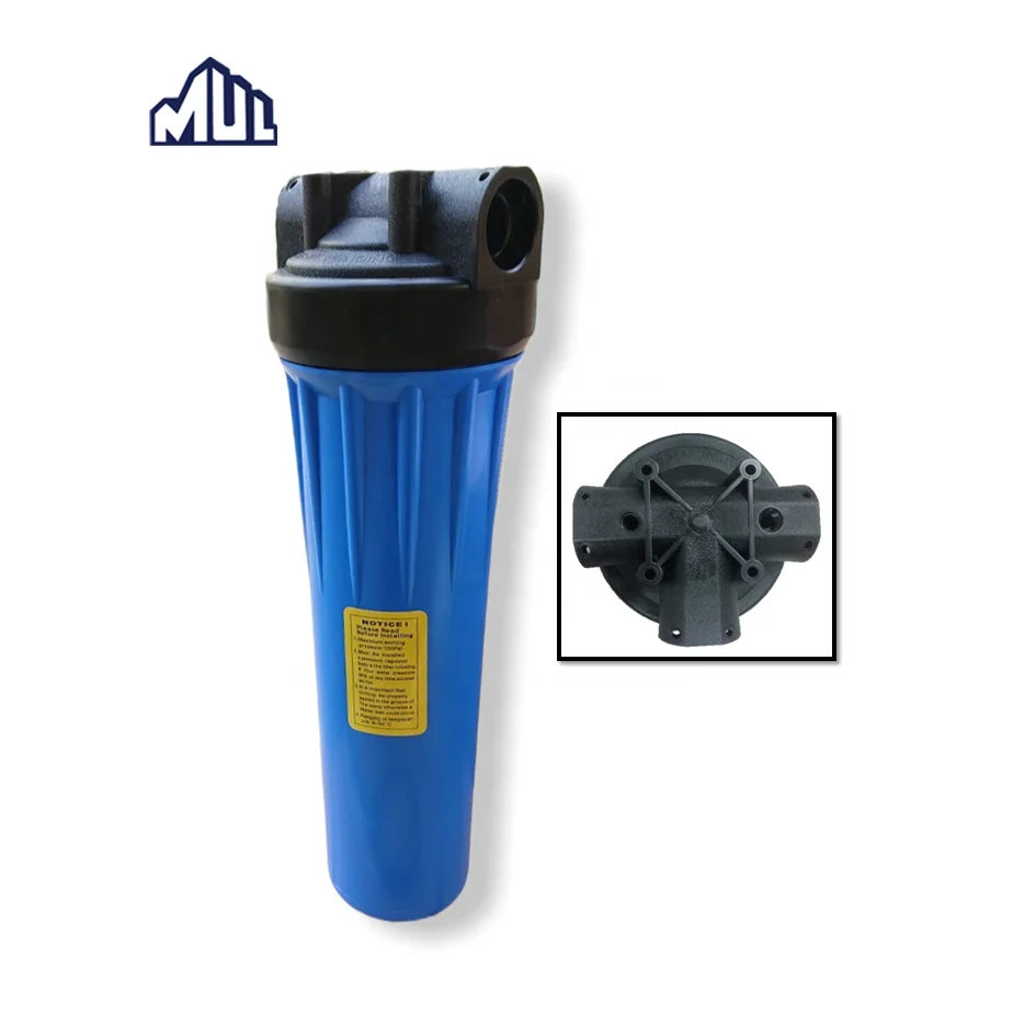 3 Port Washable RO UF Big Blue Water Filter Housing