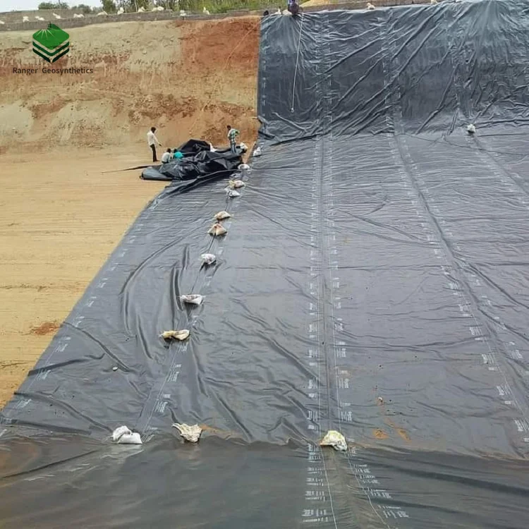 1,5 мм HDPE геомембрана для проекта дамбы