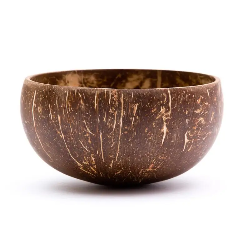 Alibaba ECO Friendly 100% biodegradable tableware Coconut shell bowl kitchen tabletop VEGAN serving bowl Vietnam Supplier