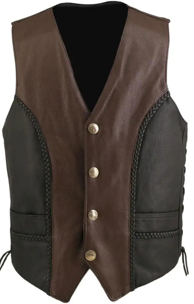 Custom label Genuine Leather Jackets Cordura Fabric Breathable Outdoor Man Winter Jacket Vests Custom Denim Jacket