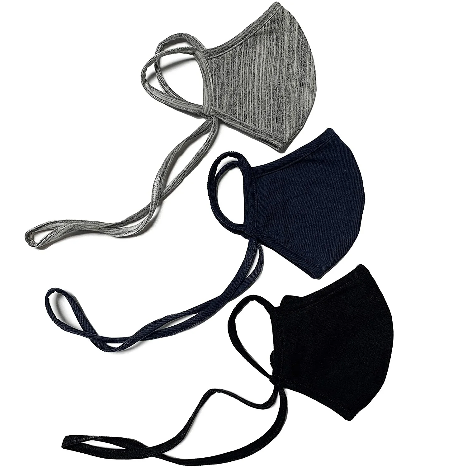 High Quality Neck Strap adjustable Fabric Face Cover with Air Filter Pocket soft cotton comfortable and breathable face mask