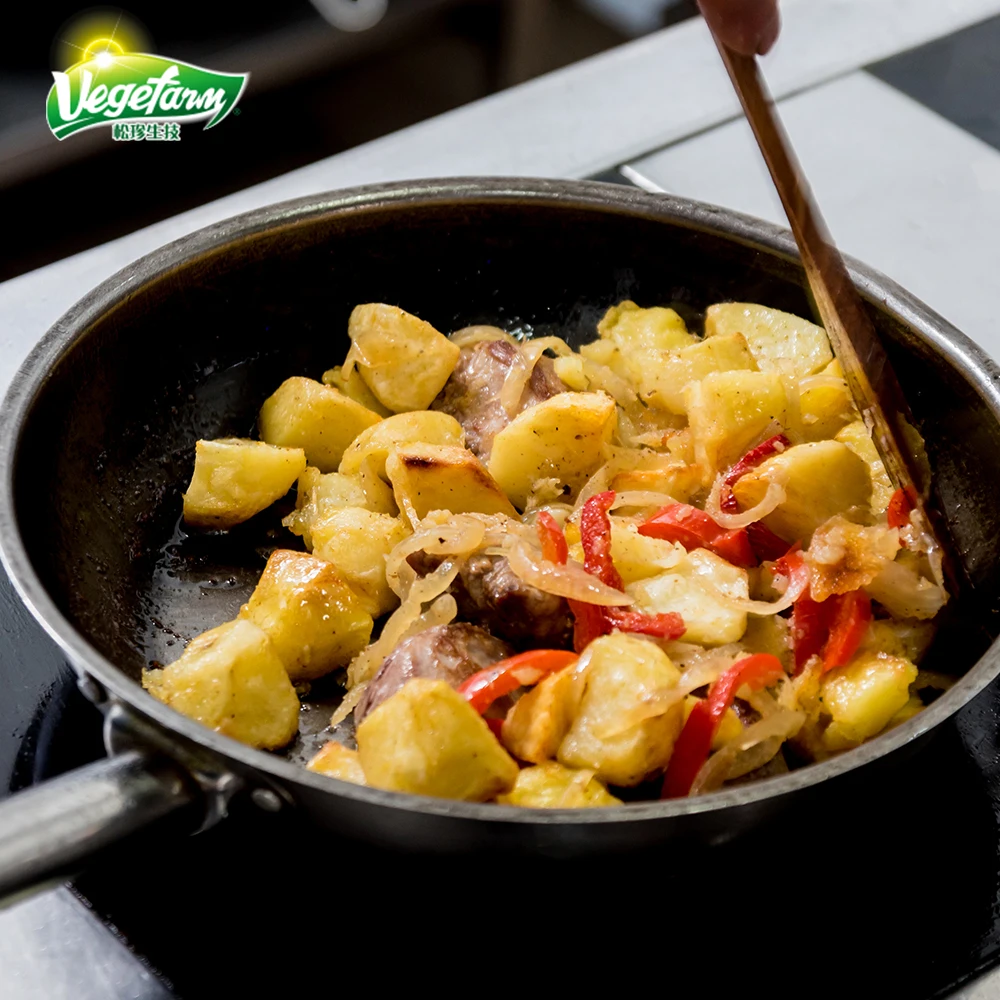 Вкусная еда веганская говядина Chunk