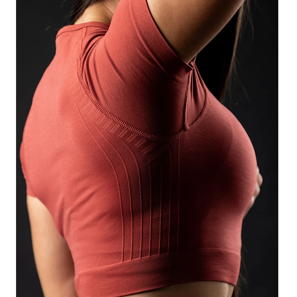 Красный укороченный топ для наряда новый способ девочек и женщин Летняя одежда Женская Повседневная цифровая печать тканый короткий вырез