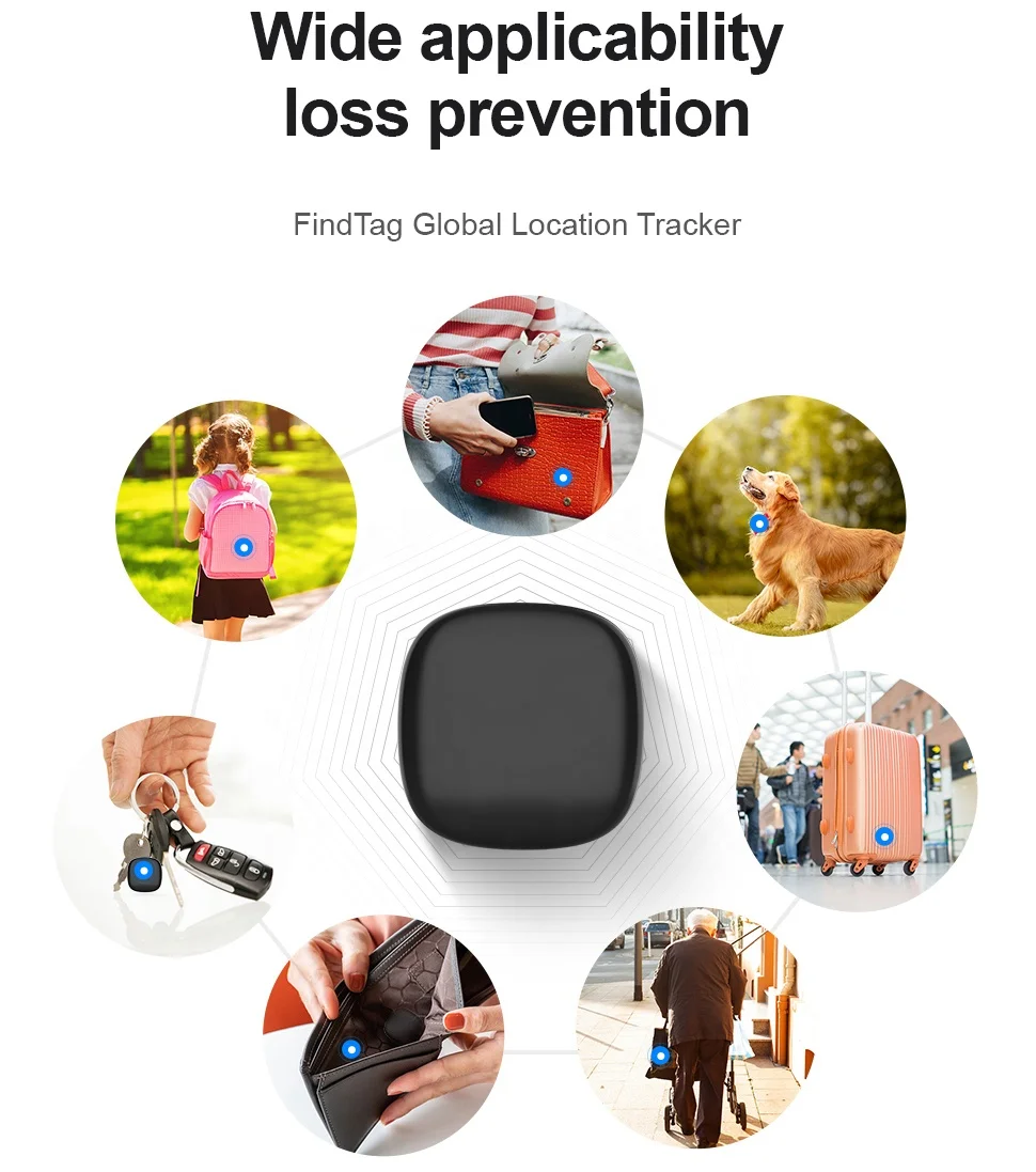 AirTag GPS Trackers Mobile Locator Vehicle Bike Trackers Necklace Car Air Tag 4g GPS MiNi Pet Location Tracker