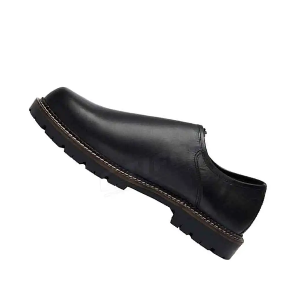 Custom Color Leather Bavarian Lederhosen Shoes For Men