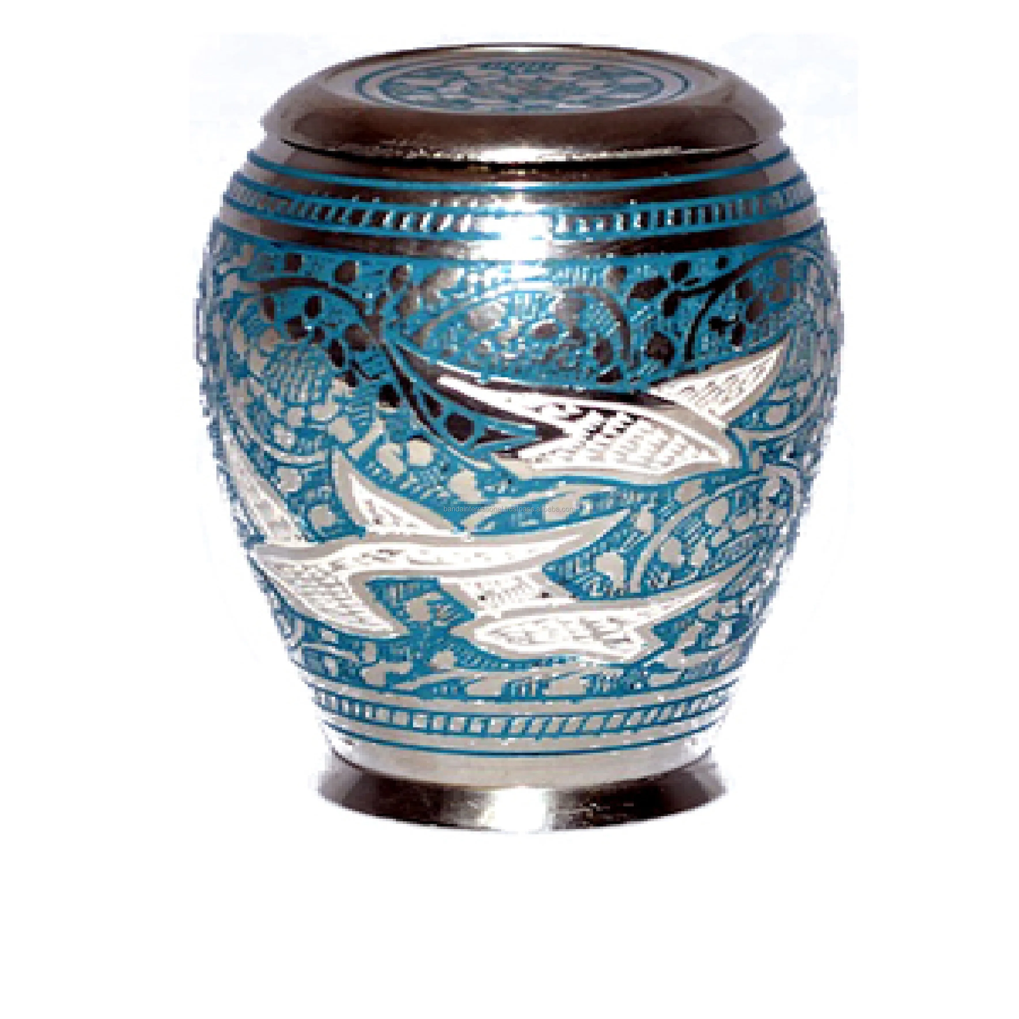 Manufacturer Cheap Prices Keepsake Ashes Urns Indian Handicrafts of Brass Funeral