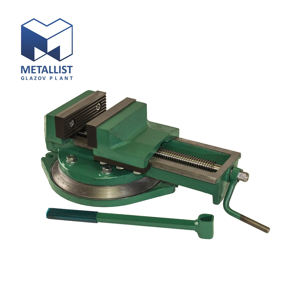 Best Quality Machinery industrial Vise, made of Casting Steel or Ductile Cast Iron GGG50, with Swivel base 360
