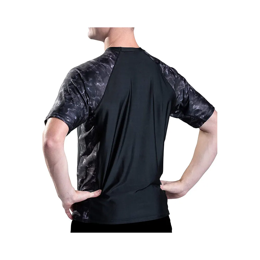 Мужская компрессионная рубашка с длинным рукавом дышащая для плавания