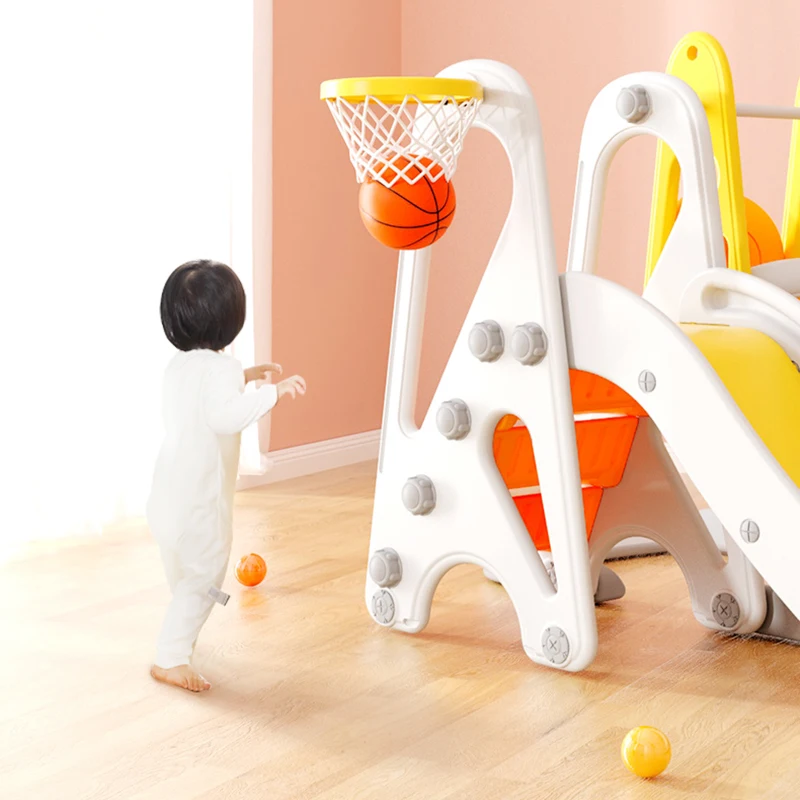 
ABST Friendly Foldable Playground Home Use Quality-assured Kids Slide For Children Playground Indoor Plastic Swings 