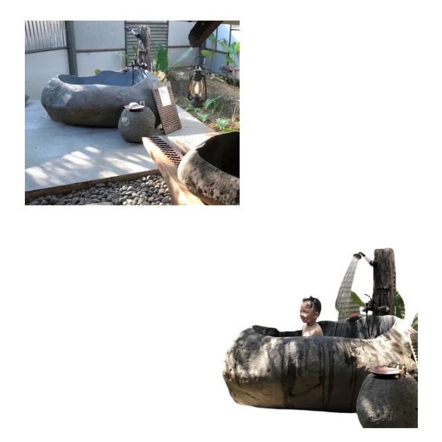 Hote sale from Indonedia Product hand made Stone Bathtub Stone Bathtub hand made