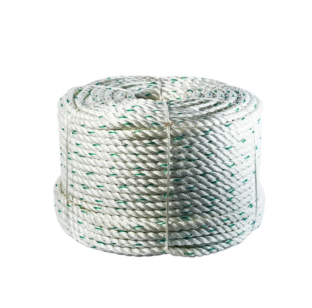 Vietnam supplier premium quality 3-strand white twisted cotton rope making machine rope chains  for wholesale