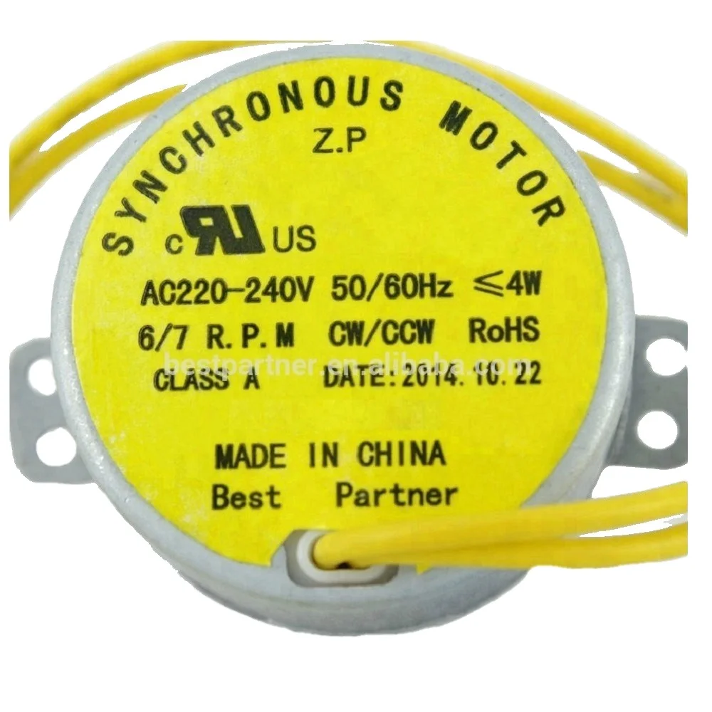 CE Approval 220V 240V 4W Synchronous Motor for Air conditioner Parts 49TYJ Synchronous Motor