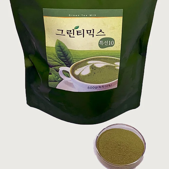 Korean Domestic Manufactured Korean home cafe Green tea powder mix large capacity for multi-functional uses