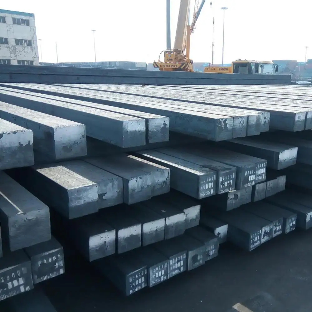 High Quality Semi-finished Steel Billet 3sp and 5sp 125*125mm for production of bars, rods for Nepal