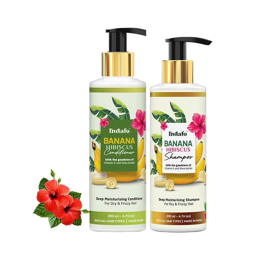 Hibiscus Shampoo and Conditioner High Quality Beard Shampoo and Conditioner for Men