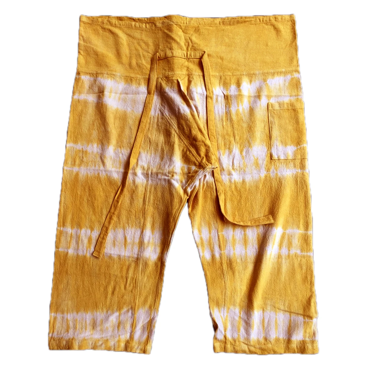 Женские брюки tie dye natural crafts летние унисекс коричневого и белого цвета без химикатов