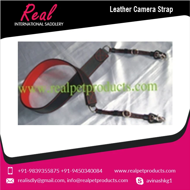 Top Quality Leather Camera Neck Strap at Bulk Price