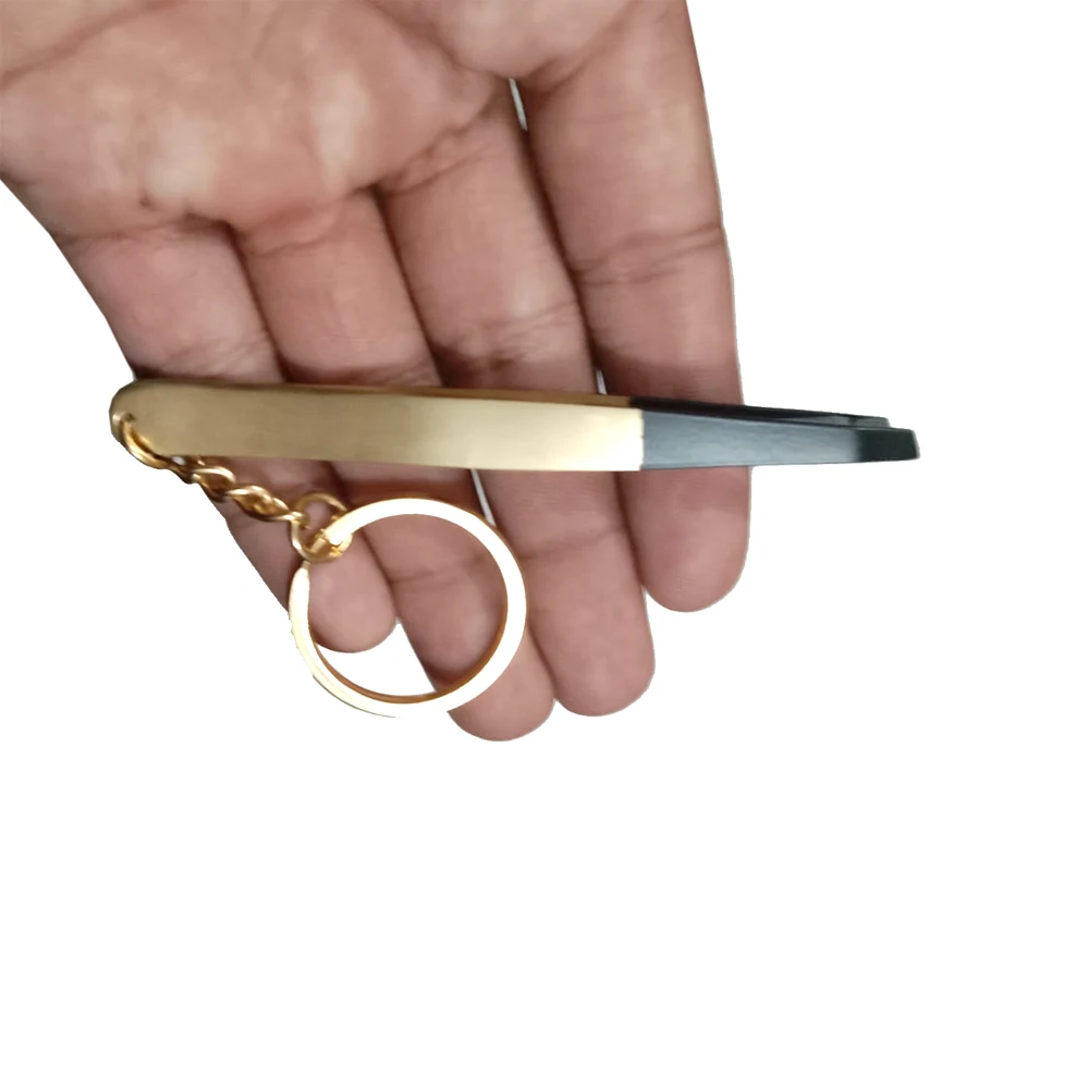 Gold Colors Stainless Steel Keychain Hanger Paper Clip Bookmark Planner Tools Soft Pvc Paperclip Type For Tweezers