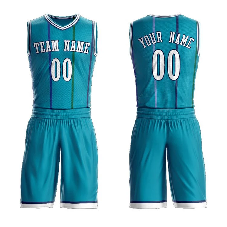 Customize Basketball Uniform Style New2021Cool Fashion Fully Digital Sublimated Wholesale Comfortable Double Sided Printed...