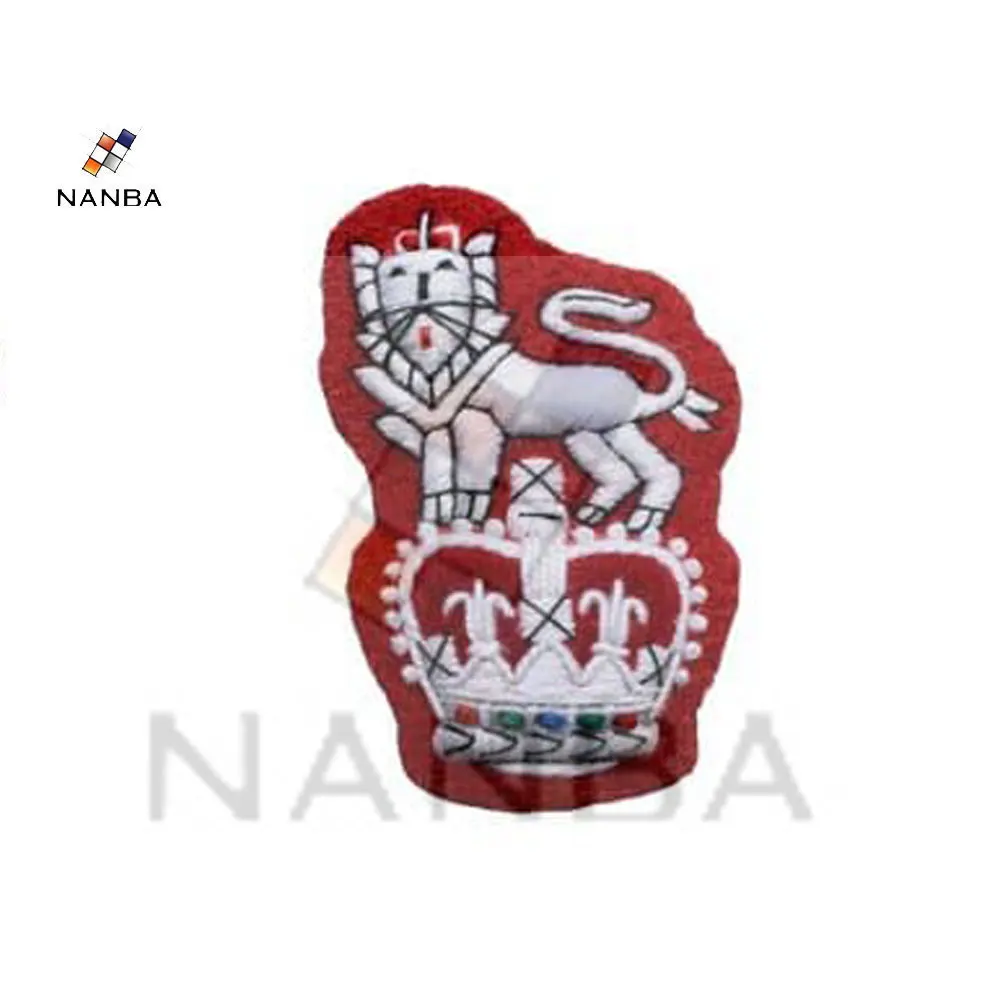 Значки с ручной вышивкой в виде золотых слитков нитками и кепками значки стиле морского корабля короны Королевского флота офицера армии блейзера