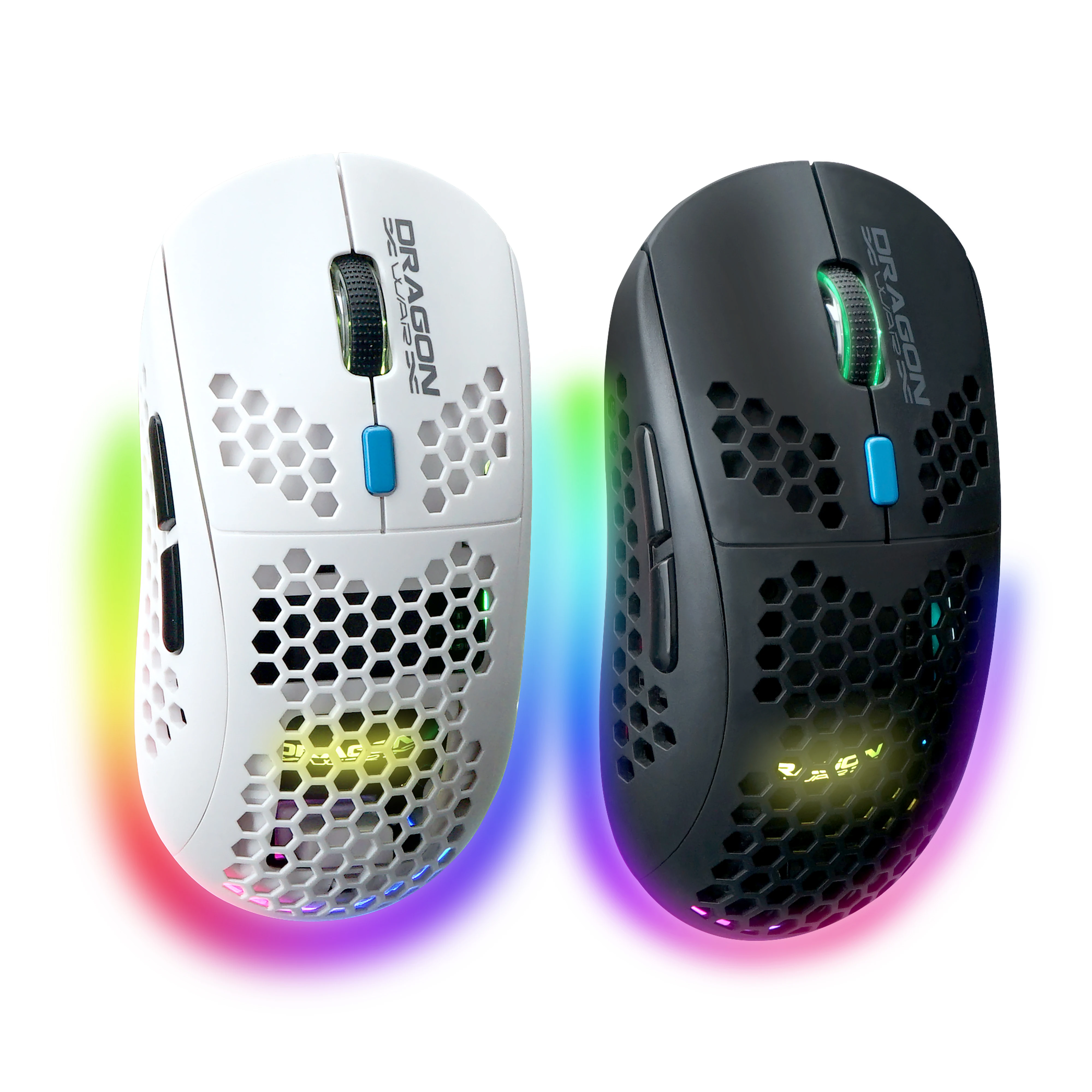 В наличии Заводская сотовая оболочка 2 4G беспроводное соединение легкая утяжеленная Бесшумная мышь RGB Беспроводная