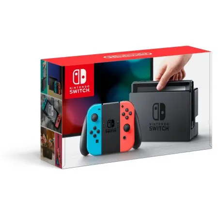 
100% New SELLING BUY 10 ET 6 FREE Nintendos Switch 32GB Console with Neon Blue 