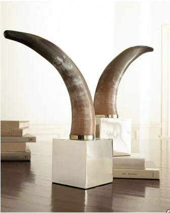 Buffalo/ox /cow Raw Horn for Decoration Manufacturing India IN;34648 Polished Vintage Rw00008 Animal Organic Material