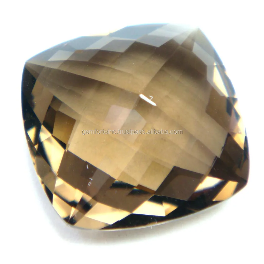 AAA Quality Round Smokey Quartz Cut Gemstones 6mm AAA Quality Indian Quality Gemstone Supplier Smoky Quartz Faceted Cut Gemstone