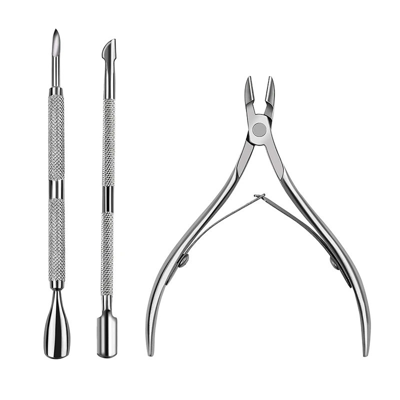 Оптовая продажа низкая цена кусачки для кутикулы нержавеющая сталь изогнутая машинка стрижки резак триммер ногтевой маленькая головка