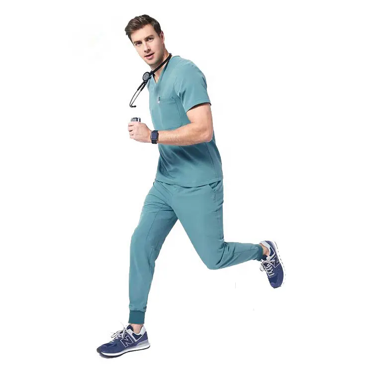 Custom brand Men Surgical Gown High Quality Medical Hospital Nurse Patient Suits Uniform Pakistan Supplier