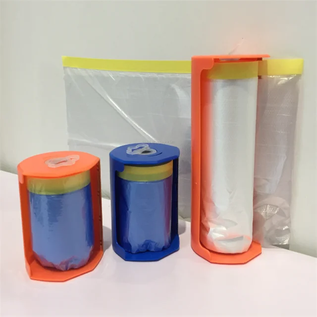 6 pack Pre-Taped Masking Film for Automotive Painting Covering