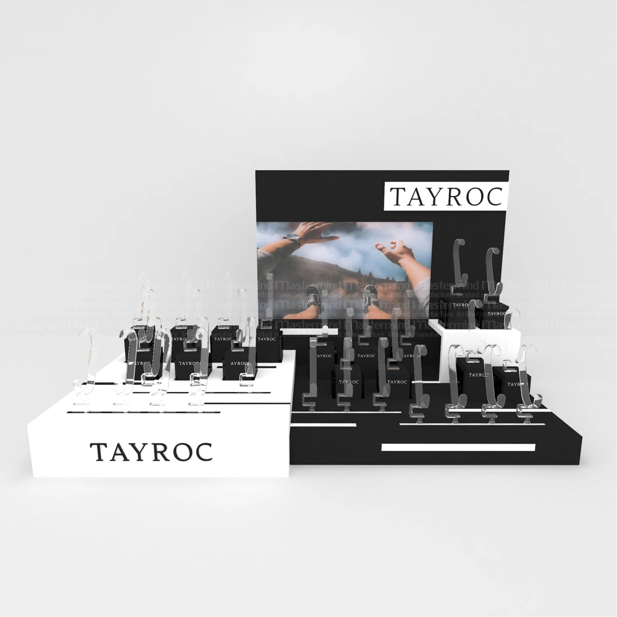 Contemporary Style POS Watch Window Display