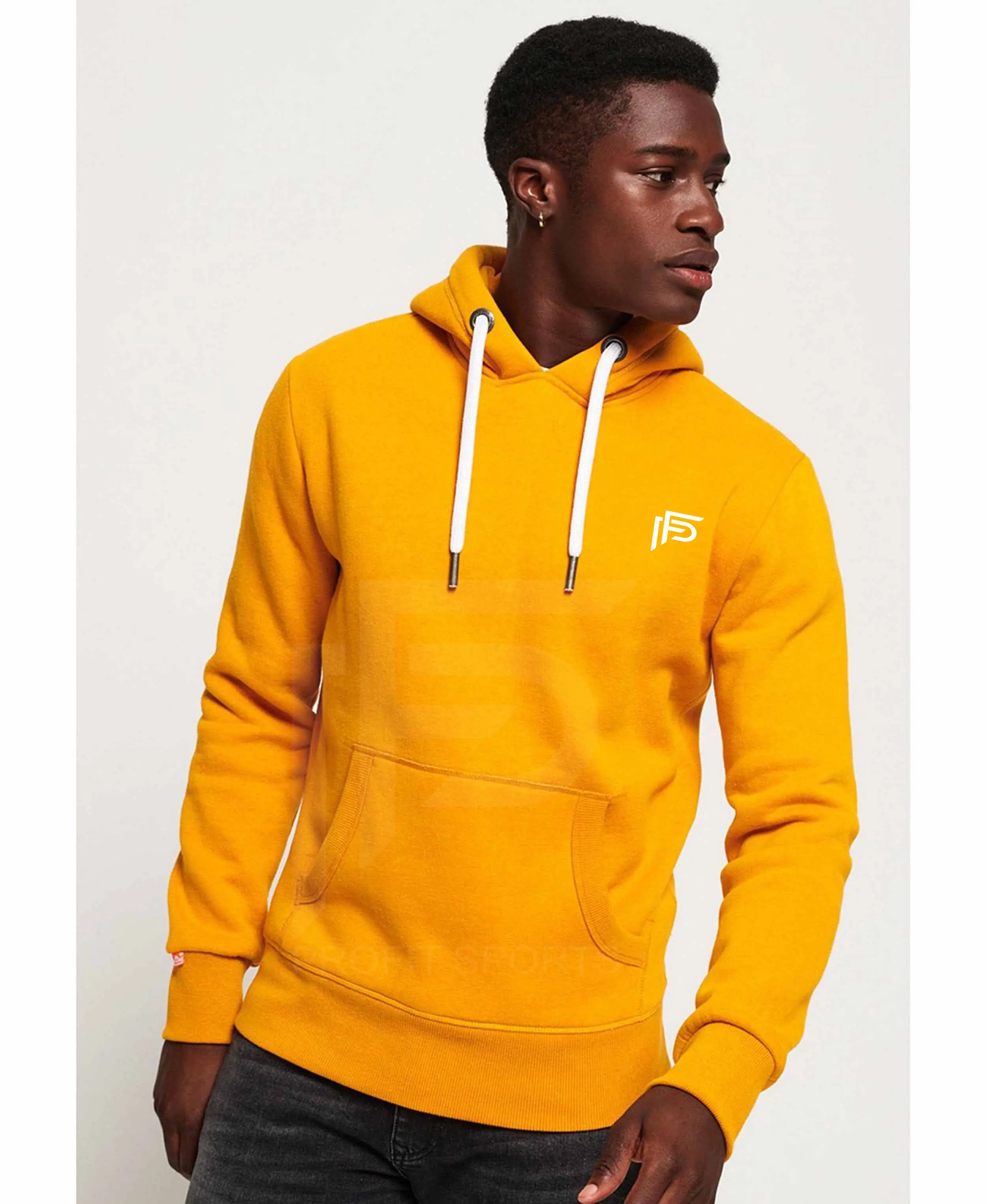  Воздухопроницаемые толстовки с низким спросом 35% хлопок 65% дюйма худи трафаретной печатью и вышивкой