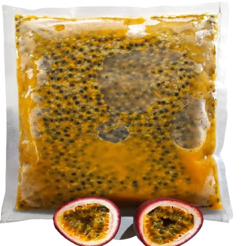 High Quality IQF Freezing Frozen Passion Fruit  With 24 Months Shelf Life