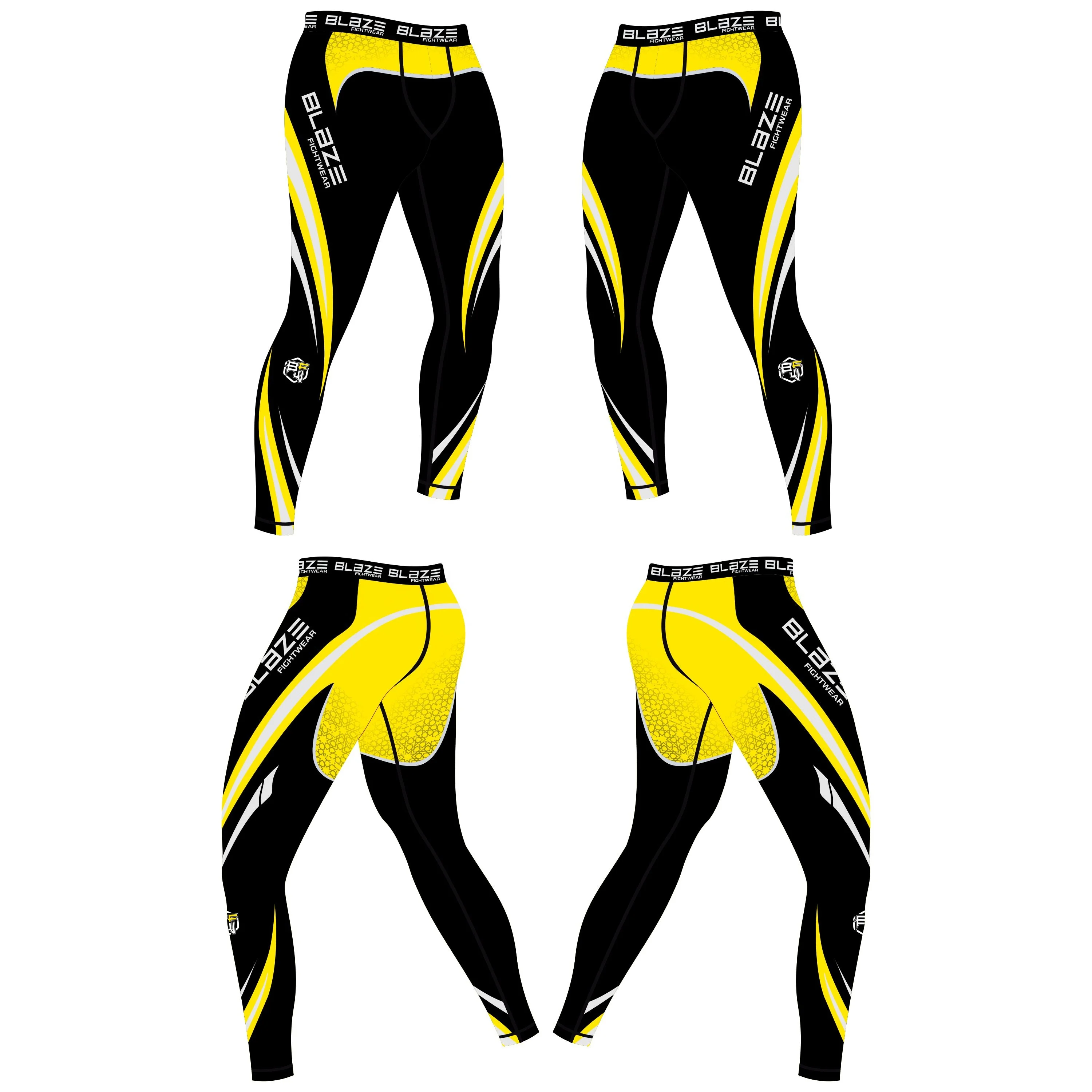 Design your own 100% Polyester Streachable fabric Mens Leggings Running Compression Gym Yoga Pants