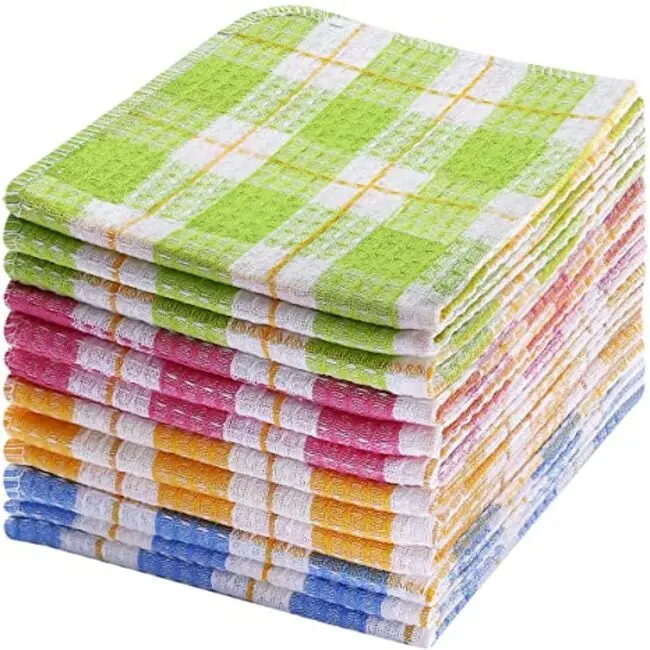 New classic Cotton Tea Towel Cotton Kitchen Printed Dish cloth Towels from India