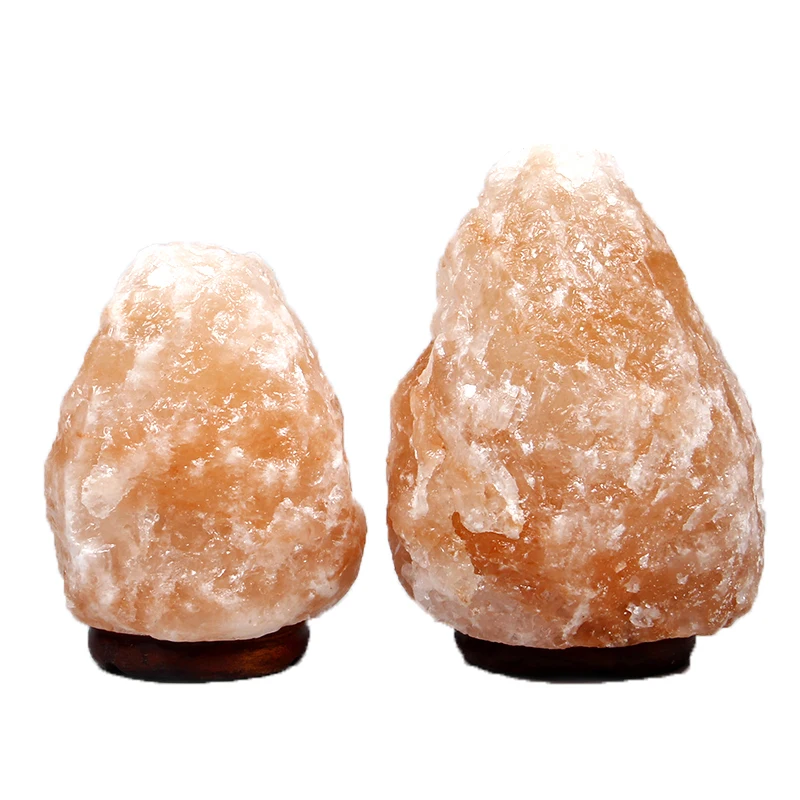 Розовая Хрустальная солевая лампа гималайские декоративные солевые лампы натуральная Гималайская