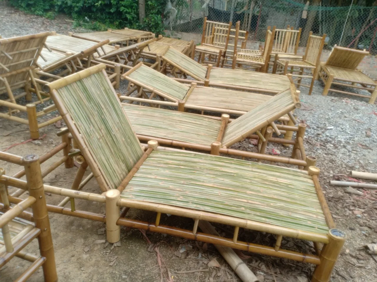 Продажа, высокое качество по хорошей цене, роскошный бамбуковый диван, вьетнамский стиль ручной работы от производителя