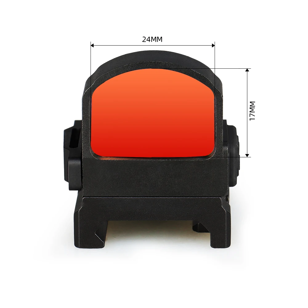GZ2-0132 1x24x17 Tactical red dot scope reflex sight 3x red dot scope for red dot magnifier sight