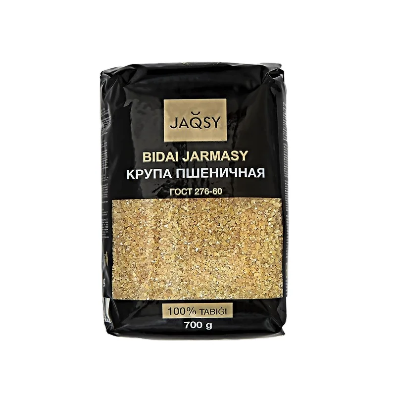 700 gr bag JAQSY new crop organic high quality wheat groat scereal grain products from Kazakhstan manufacturer