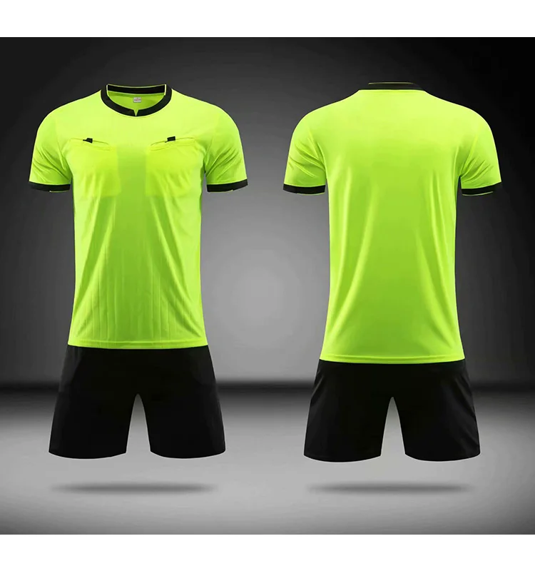 Professional Football Soccer Blank Referee Uniform