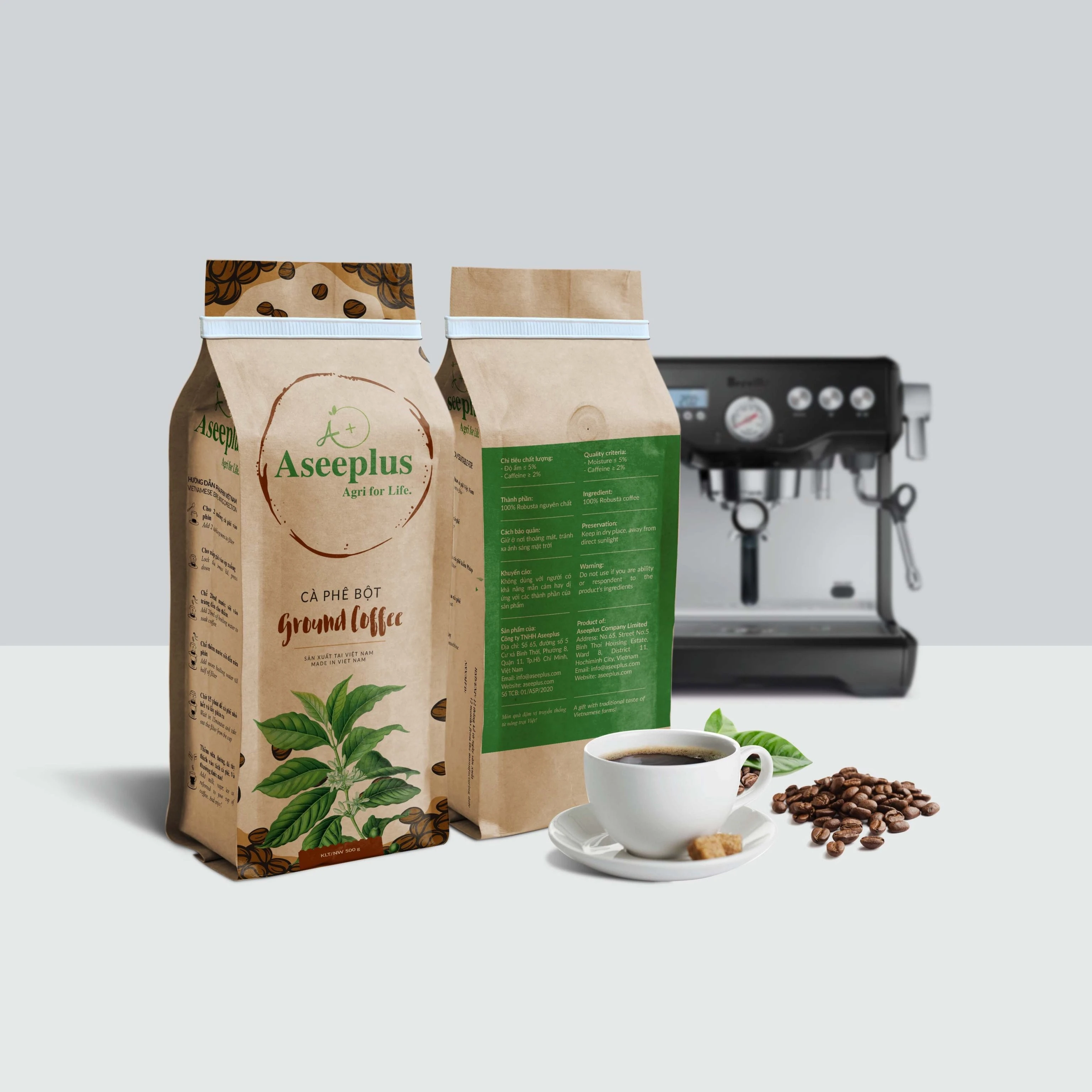 
ASEEPLUS GROUND COFFEE WITH HIGH QUALITY AND BEST PRICE FROM VIETNAM 2020 