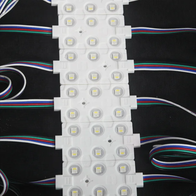 rgbw led module  manufacturer advertising lighting china 24v 6 light  1.92w smd LED Module with lens