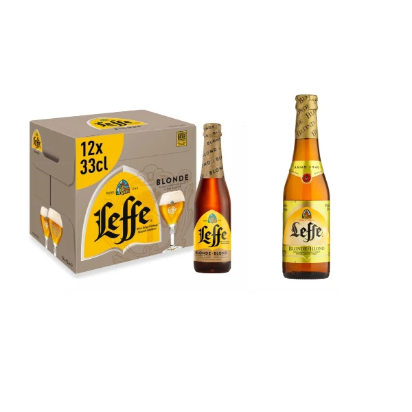 Оптовая продажа светлое пиво Leffe 6X бутылка 330 мл для продажи