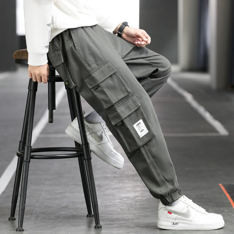 
Popular Logo Ins Baggy Feet For Men In Autumn And Winter Overalls Are Casual And Versatile 