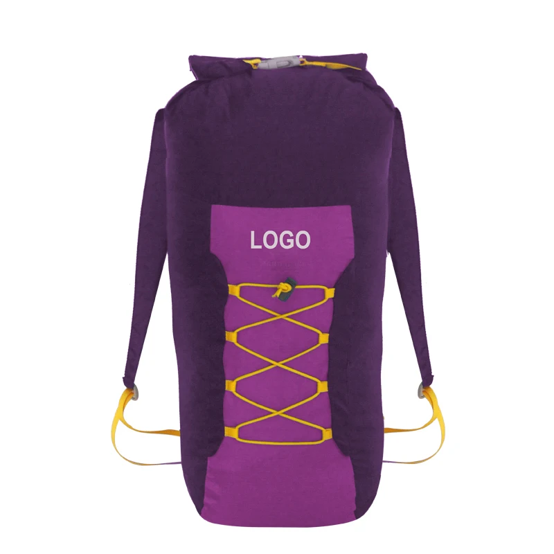Rip-resistant nylon ultra-light portable foldable backpack for riding outdoor sports folding bag