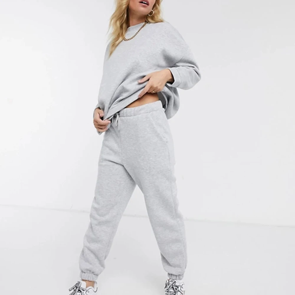 Tracksuit Plain Sweat Suit High Quality Men Unisex Cotton Hoodies And Pants Sweatsuit Jogger Tracksuit Set And Low MOQ