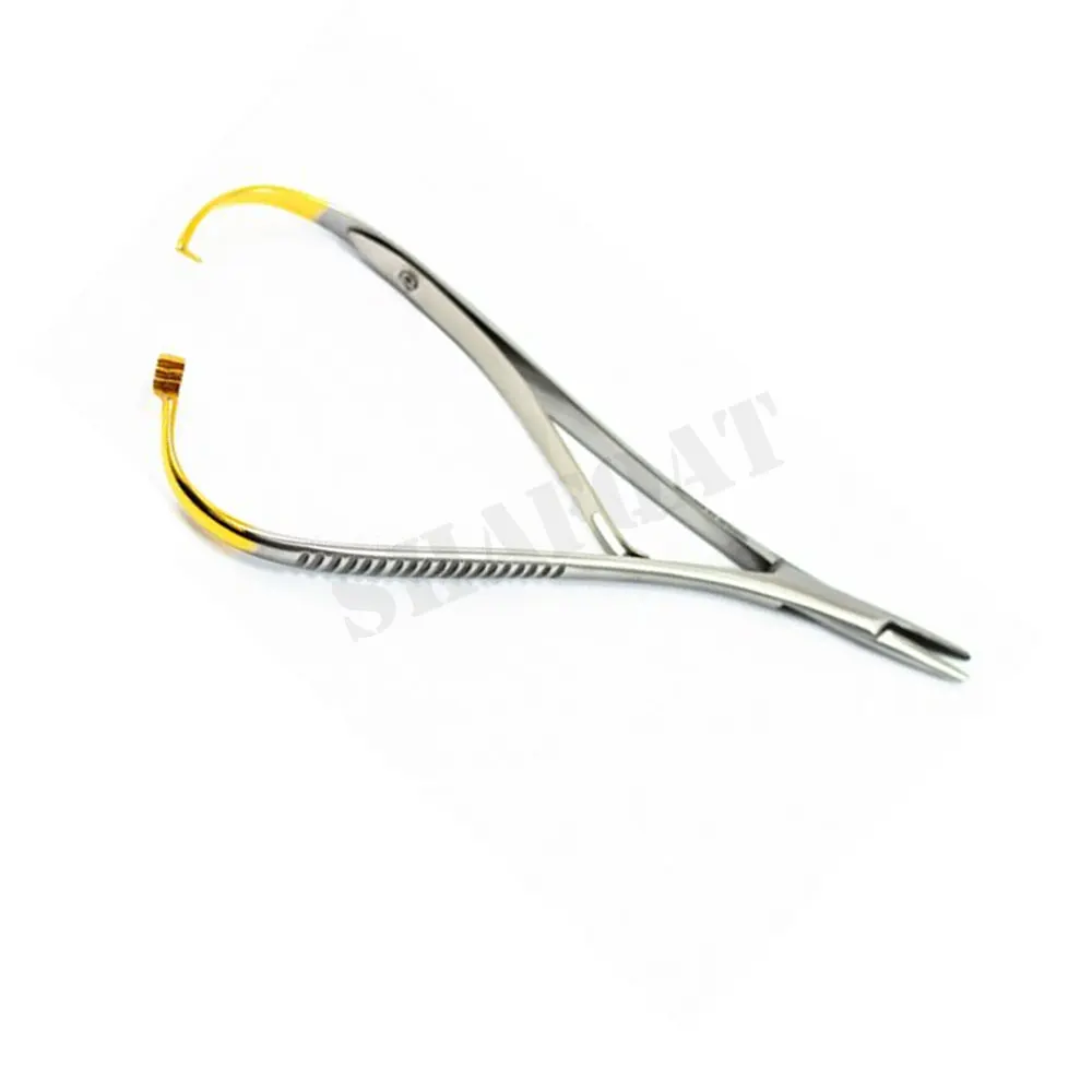 14 cm TC Mathieu Needle Holder Orthodontic Mathieu Plier Surgical Instrument Custom  Mathieu Needle Holders with Tungsten